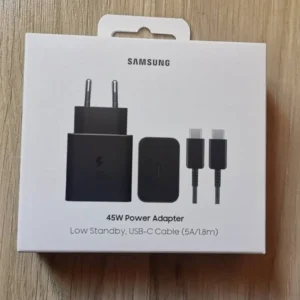 شاحن سامسونج أصلي سريع 45 واط PD مع كابل (5A)